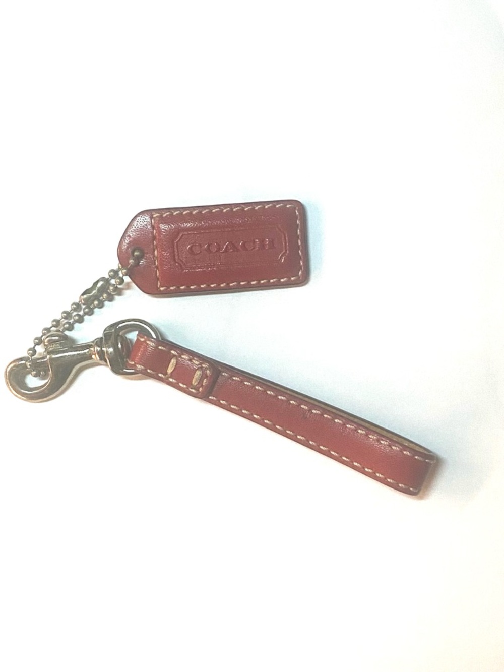 COACH Replacement Purse Wallet STRAP with TAG - red - Picture 6 of 8